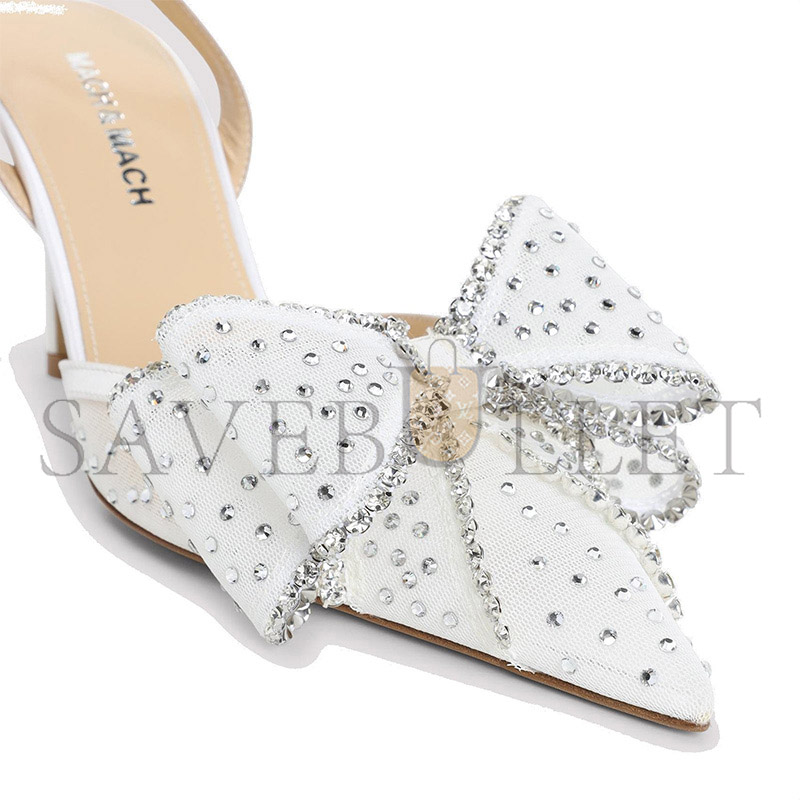 MACH & MACH LE CADEAU MESH STRASS PUMPS R25S085485X18B16